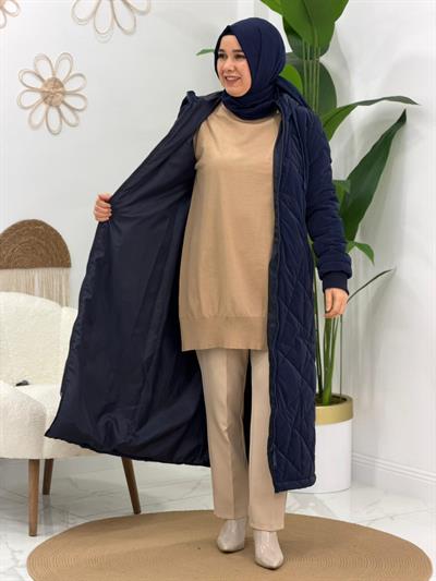 Lacivert Şişme mont