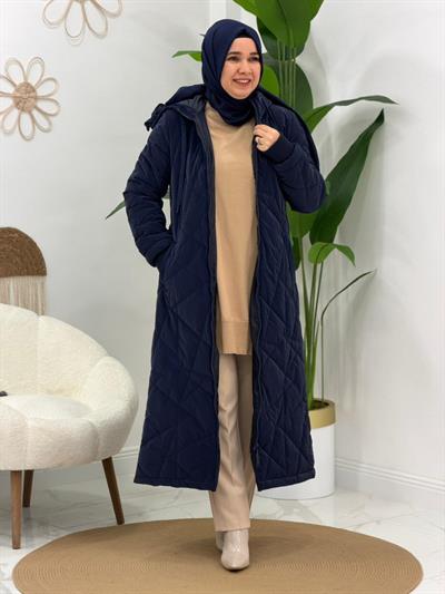 Lacivert Şişme mont