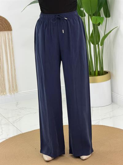 Lacivert Tencel Bol Paça