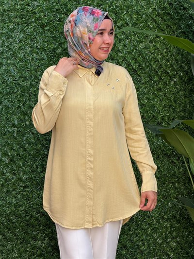Limon Sarı Tensel Tunik