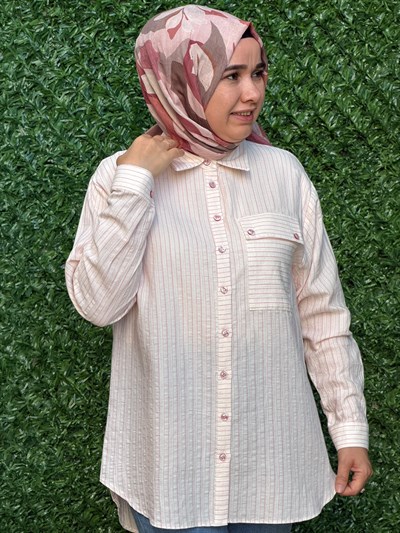 Pembe Cotton Tunik