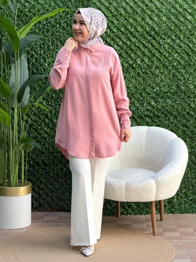 Pembe Tensel Tunik