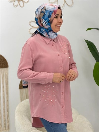 Pembe Tensel Tunik