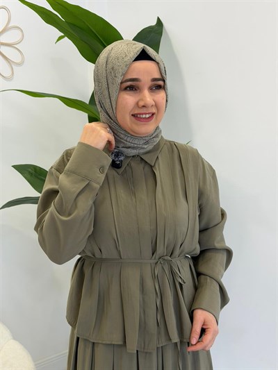 Yeşil Ranet Pileli Takım