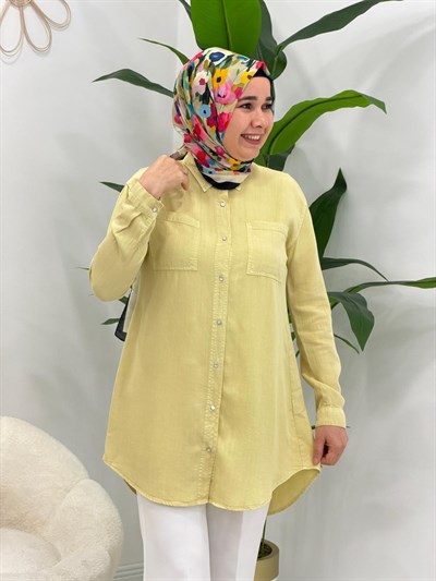 Sarı Roma Tensel Tunik