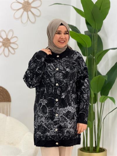 Siyah Angora Ceket
