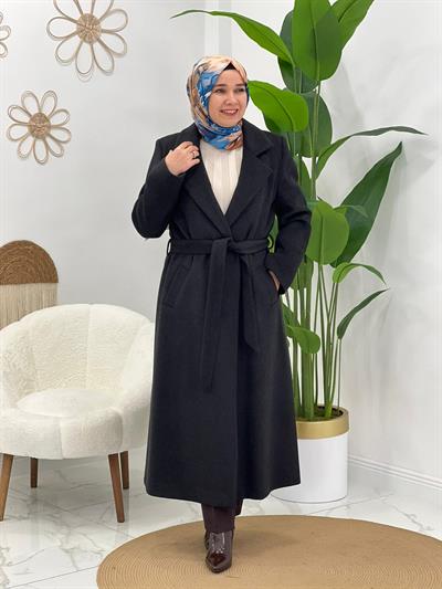 Siyah Kaşe Kaban