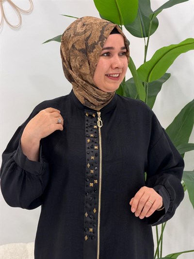 Siyah Linda Keten Takım