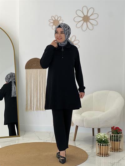 Siyah Modal Taşlı Takım