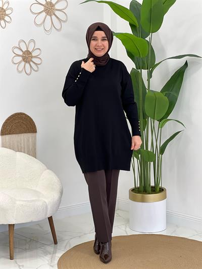 Siyah Triko Tunik