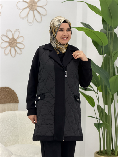 Siyah Yelekli Üçlü Takım 