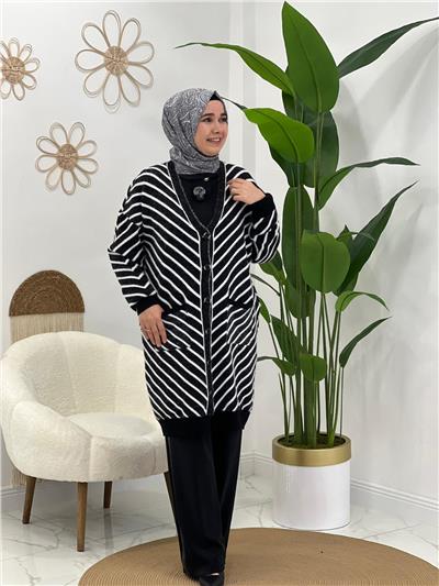Siyah Yumoş Hırka