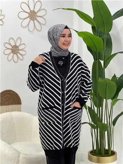 Siyah Yumoş Hırka