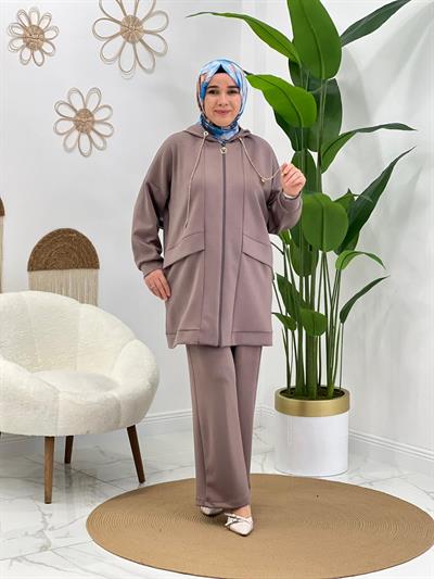 Vizon Modal Pantolon Takım