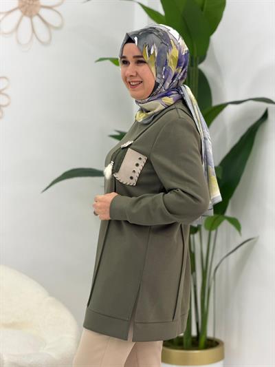 Yeşil Cihakra Eşofman Tunik
