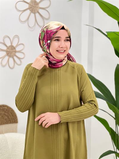 Yeşil Merserize Tunik