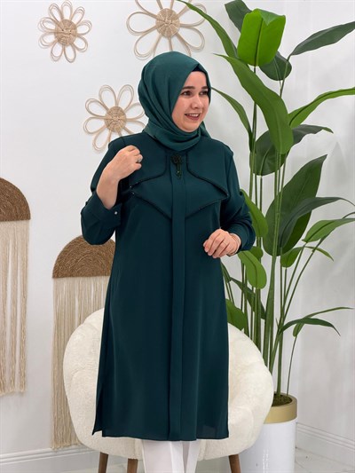 Yeşil Uzun Tunik