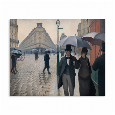 Gustave Caillebotte Paris Sokağı; Yağmurlu Gün