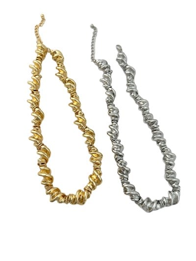 Biye Detay Burgu Model Plaka Kolye (50 Cm)