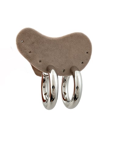 Boru Plaka C Model Halka KüpeBoru Plaka C Model Halka Küpe (Dış Genişlik: 5 Cm)