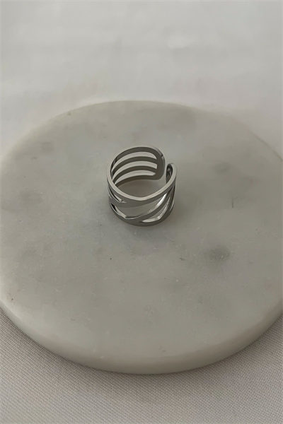 Çelik Asimetrik Çubuk Şerit Ayarlanabilir Yüzük