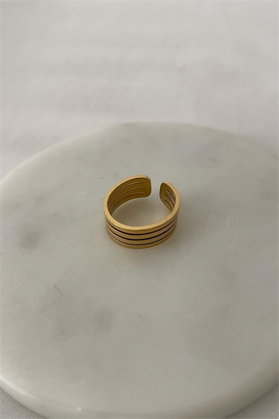 Çelik Asimetrik Izgara Model Ayarlanabilir Yüzük .