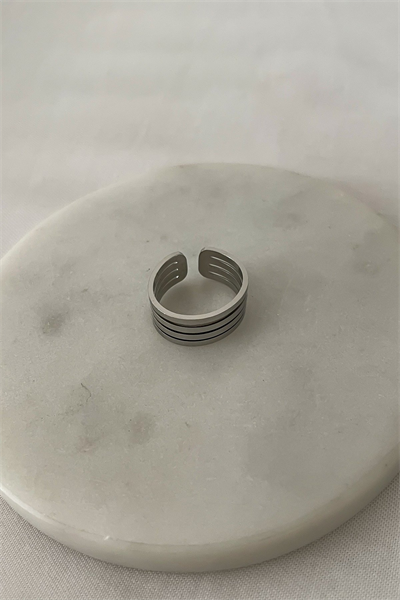 Çelik Asimetrik Izgara Model Ayarlanabilir Yüzük .