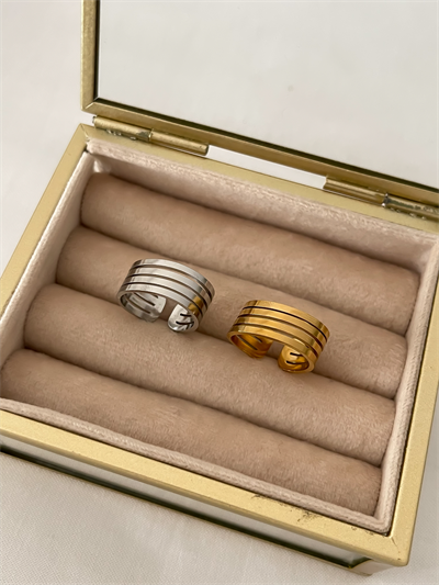 Çelik Asimetrik Izgara Model Ayarlanabilir Yüzük .