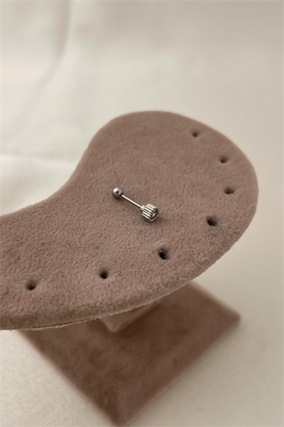 Çelik Minimal Kalp Figür Piercing
