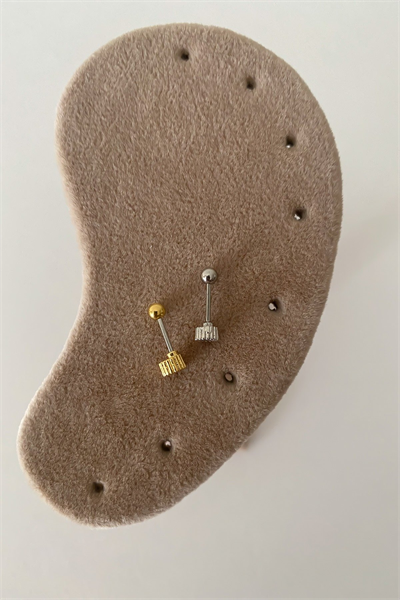 Cerrahi Çelik Minimal Daire Piercing