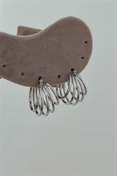 Çoklu Görünüm Tel Plaka Kafes Model Küpe