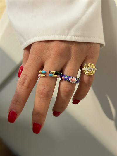 Çoklu Kalemli Yüzük Kombini