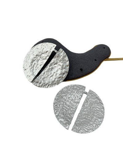 Daire Kesik Dövme Plaka Küpe