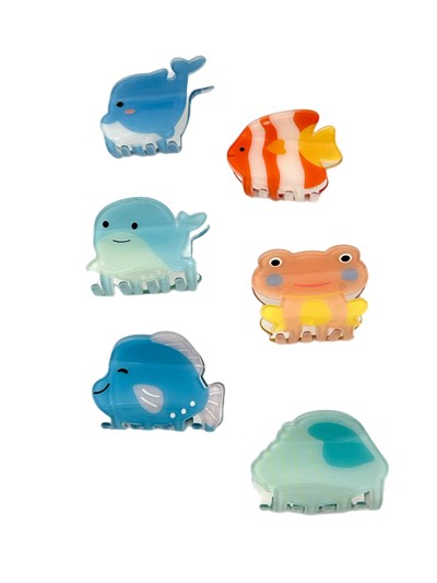 Deniz Canlısı Figür Mini Mandal Toka