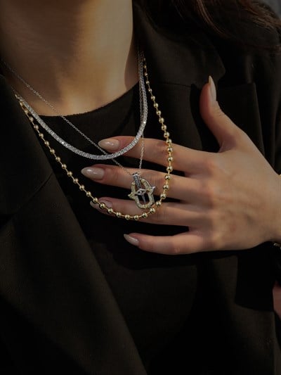 Döküm Model Su Yolu Kolye Kombini