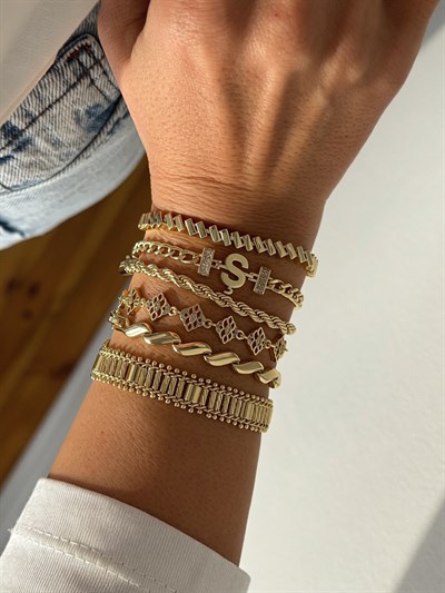 Harf Bileklik Kombini