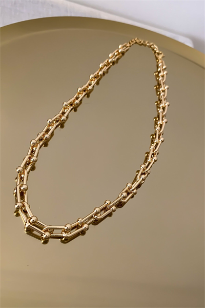 İç İçe Geçmeli İnce Marka Model Kolye (50cm)