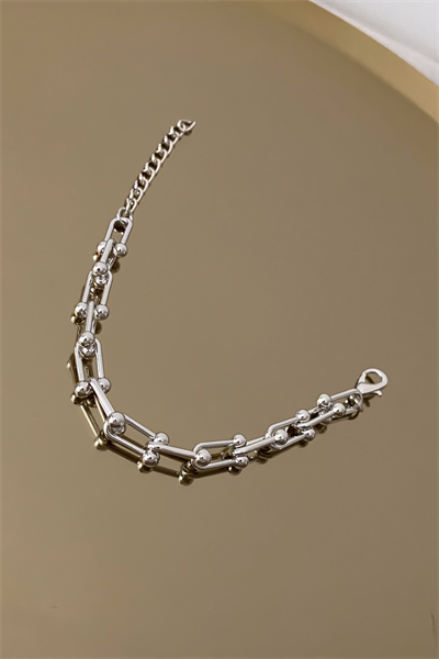 İç İçe Geçmeli Marka Model Bileklik (21cm)