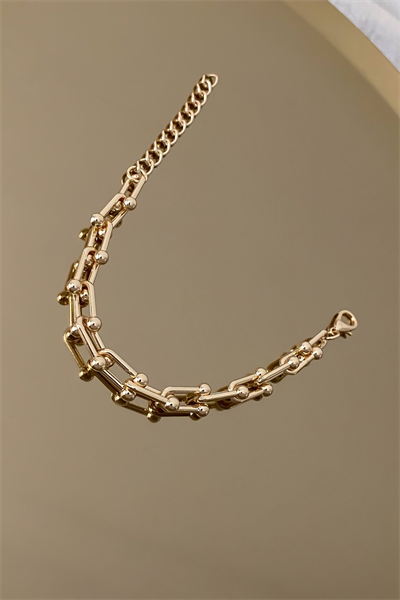 İç İçe Geçmeli Marka Model Bileklik (21cm)