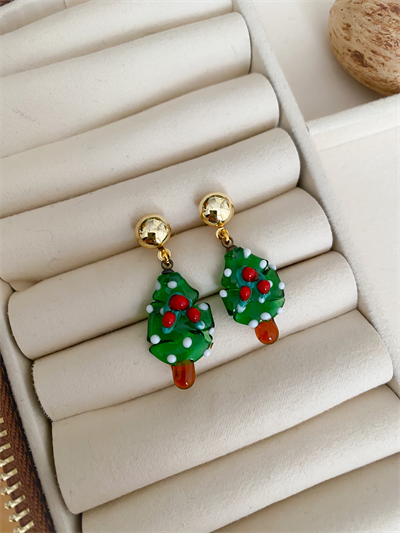 Murano Çam Ağacı Küpe