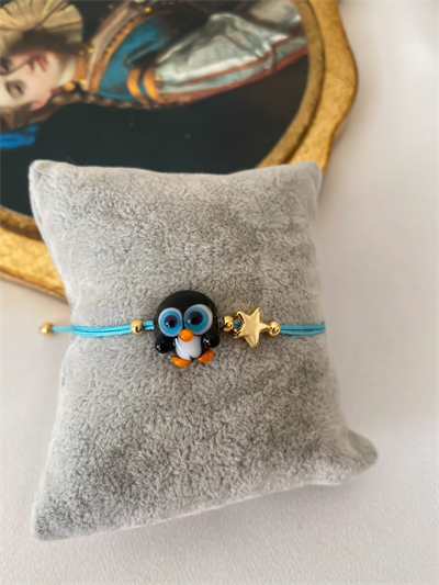 Murano Cam Figür İp Bileklik