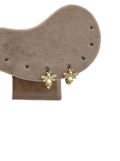 Özel Seri Arı Figür Halka Küpe