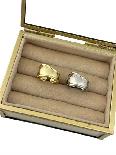 Özel Seri Asimetrik Plaka Yüzük