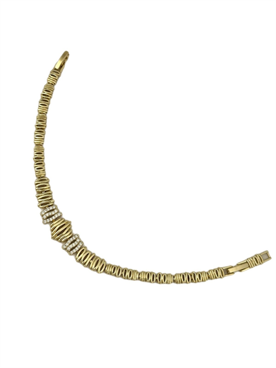 Özel Seri Asimetrik Sıralı Zirkon Taş Detay Plaka Bileklik (19 cm )