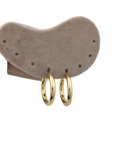 Özel Seri Boru Plaka Halka Küpe ( İç Çap : 2.2 Cm )