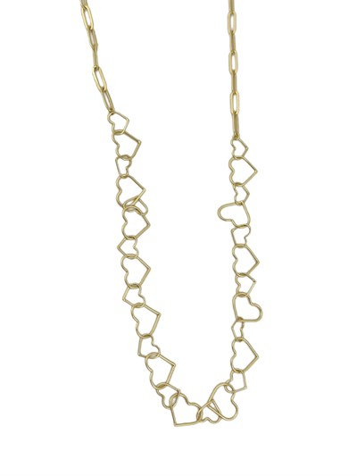 Özel Seri Büyüklü Küçüklü Kalp Figür Kolye ( 70 Cm )