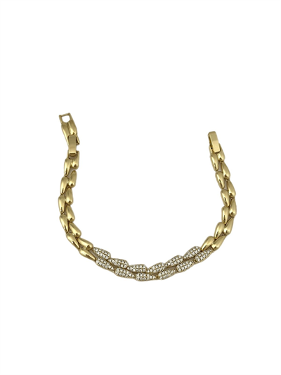 Özel Seri Çift Sıralı Damla Model Zirkon Taş Detaylı Bileklik (19 CM)