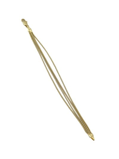 Özel Seri Çoklu Boru İtayan Zincir Bileklik (20 Cm)