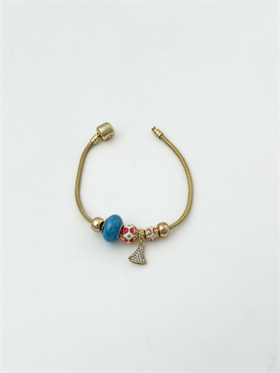 Özel Seri Çoklu Charm Sallantılı Bileklik ( 19 Cm )