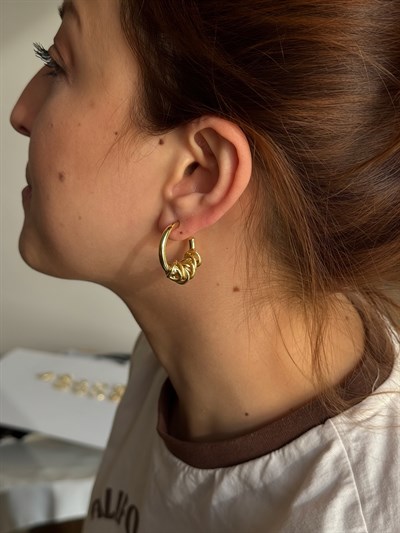 Özel Seri Çoklu Halka Tasarım Boru Halka Küpe